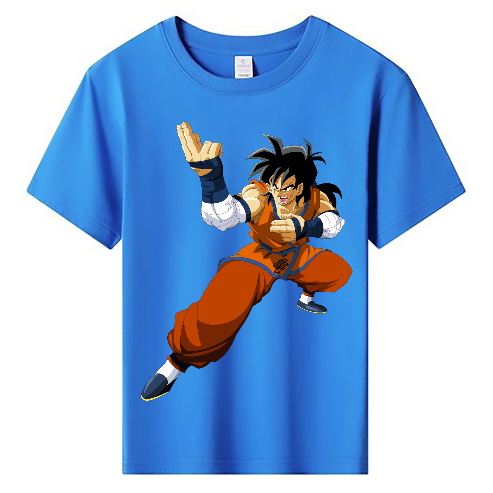（画像用） ドラゴンボール ヤムチャ DRAGON BALL Yamcha 綿100％キッズTシャツ（フロントプリント）